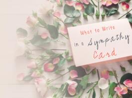 What to Write in a Sympathy Card